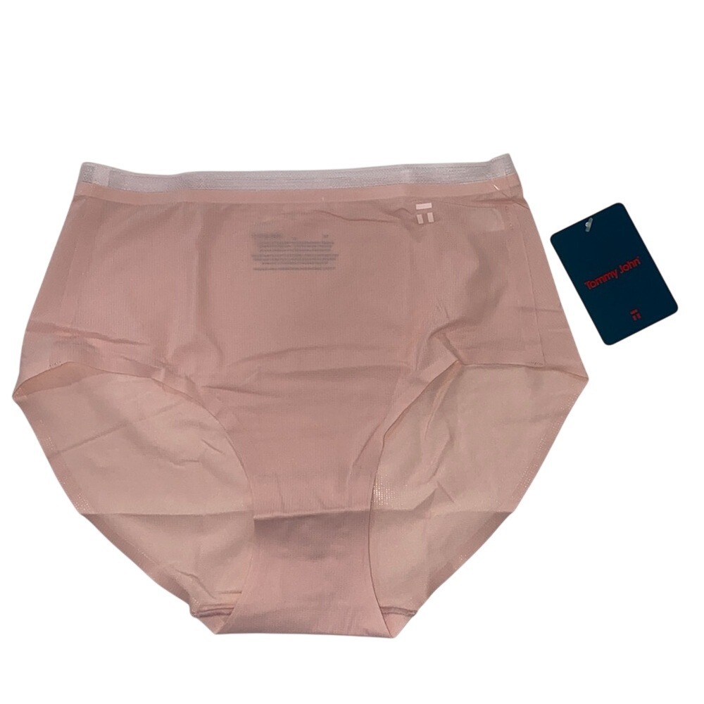 Tommy John Women's Air High Rise Briefs Panties in Peachskin NWT
